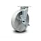 Service Caster 8 Inch Semi Steel Swivel Caster with Roller Bearing and Brake SCC-30CS820-SSR-TLB - alternate 1